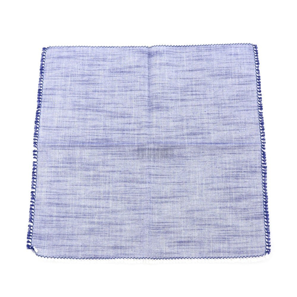 【中古】ジョバンニ イングレーゼ Giovanni Inglese コットン ポケットチーフ ライトネイビー【 状態ランクA 】【 メンズ 】