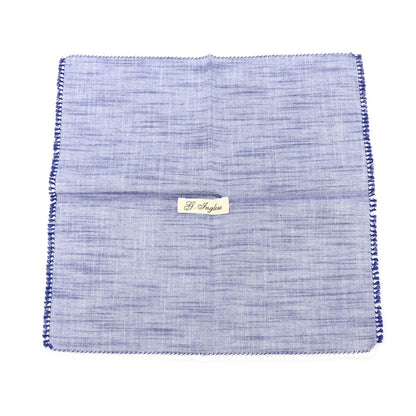 【中古】ジョバンニ イングレーゼ Giovanni Inglese コットン ポケットチーフ ライトネイビー【 状態ランクA 】【 メンズ 】