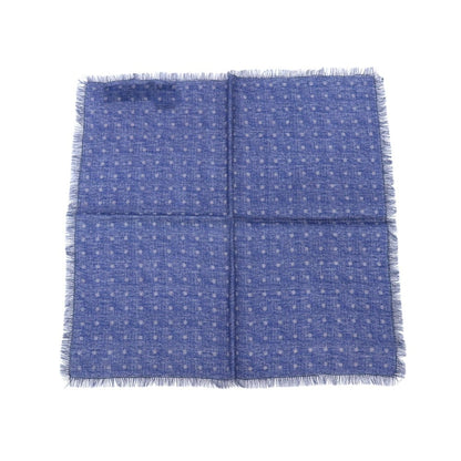 【中古】ホリデイ アンド ブラウン HOLLIDAY &amp; BROWN ウール ドット柄 ポケットチーフ ネイビーxグレー【 状態ランクA 】【 メンズ 】