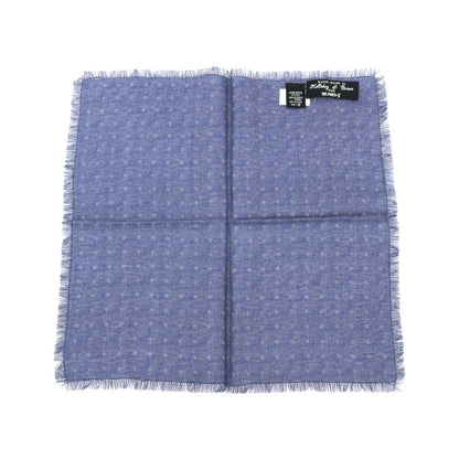 【中古】ホリデイ アンド ブラウン HOLLIDAY &amp; BROWN ウール ドット柄 ポケットチーフ ネイビーxグレー【 状態ランクA 】【 メンズ 】