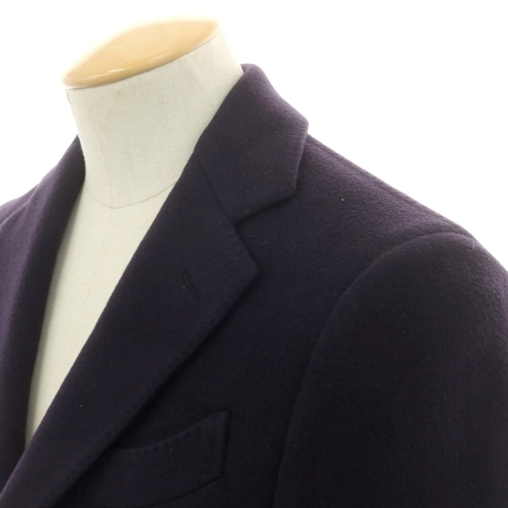 【中古】ラルディーニ LARDINI ウール チェスターフィールドコート ネイビー【 44 】【 状態ランクC 】【 メンズ 】
