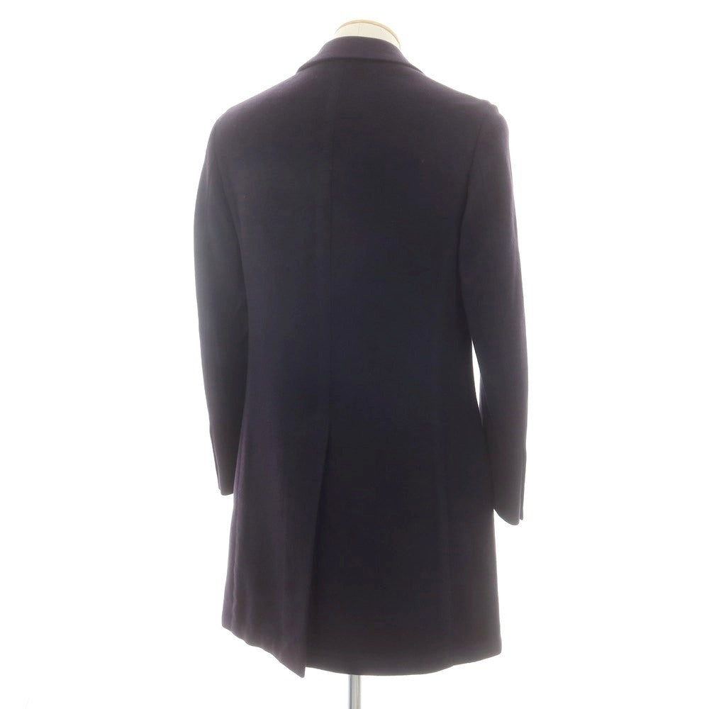 【中古】ラルディーニ LARDINI ウール チェスターフィールドコート ネイビー【 44 】【 状態ランクC 】【 メンズ 】