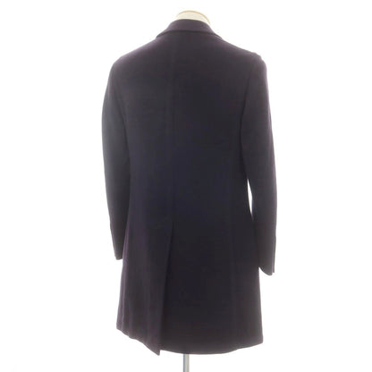 【中古】ラルディーニ LARDINI ウール チェスターフィールドコート ネイビー【 44 】【 状態ランクC 】【 メンズ 】