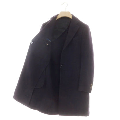 【中古】ラルディーニ LARDINI ウール チェスターフィールドコート ネイビー【 44 】【 状態ランクC 】【 メンズ 】