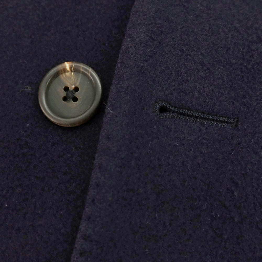 【中古】ラルディーニ LARDINI ウール チェスターフィールドコート ネイビー【 44 】【 状態ランクC 】【 メンズ 】