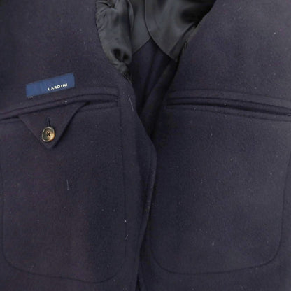 【中古】ラルディーニ LARDINI ウール チェスターフィールドコート ネイビー【 44 】【 状態ランクC 】【 メンズ 】