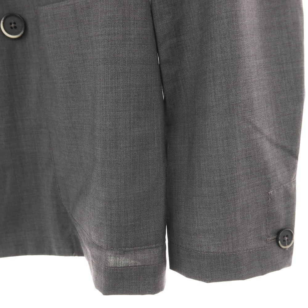 【中古】バレナ BARENA ウール 4B ダブルスーツ セットアップ グレー【サイズ46】【 状態ランクC 】【 メンズ 】