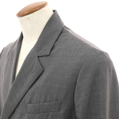 【中古】バレナ BARENA ウール 4B ダブルスーツ セットアップ グレー【サイズ46】【 状態ランクC 】【 メンズ 】