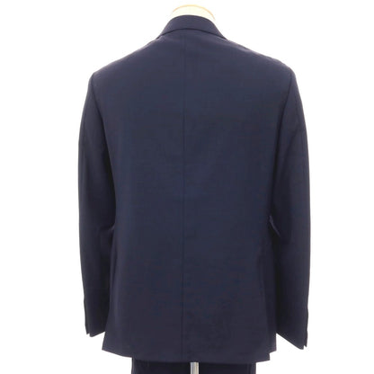 【中古】カナーリ CANALI Kei ウール 2つボタンスーツ ネイビー【サイズ表記なし（M位）】【 状態ランクC 】【 メンズ 】