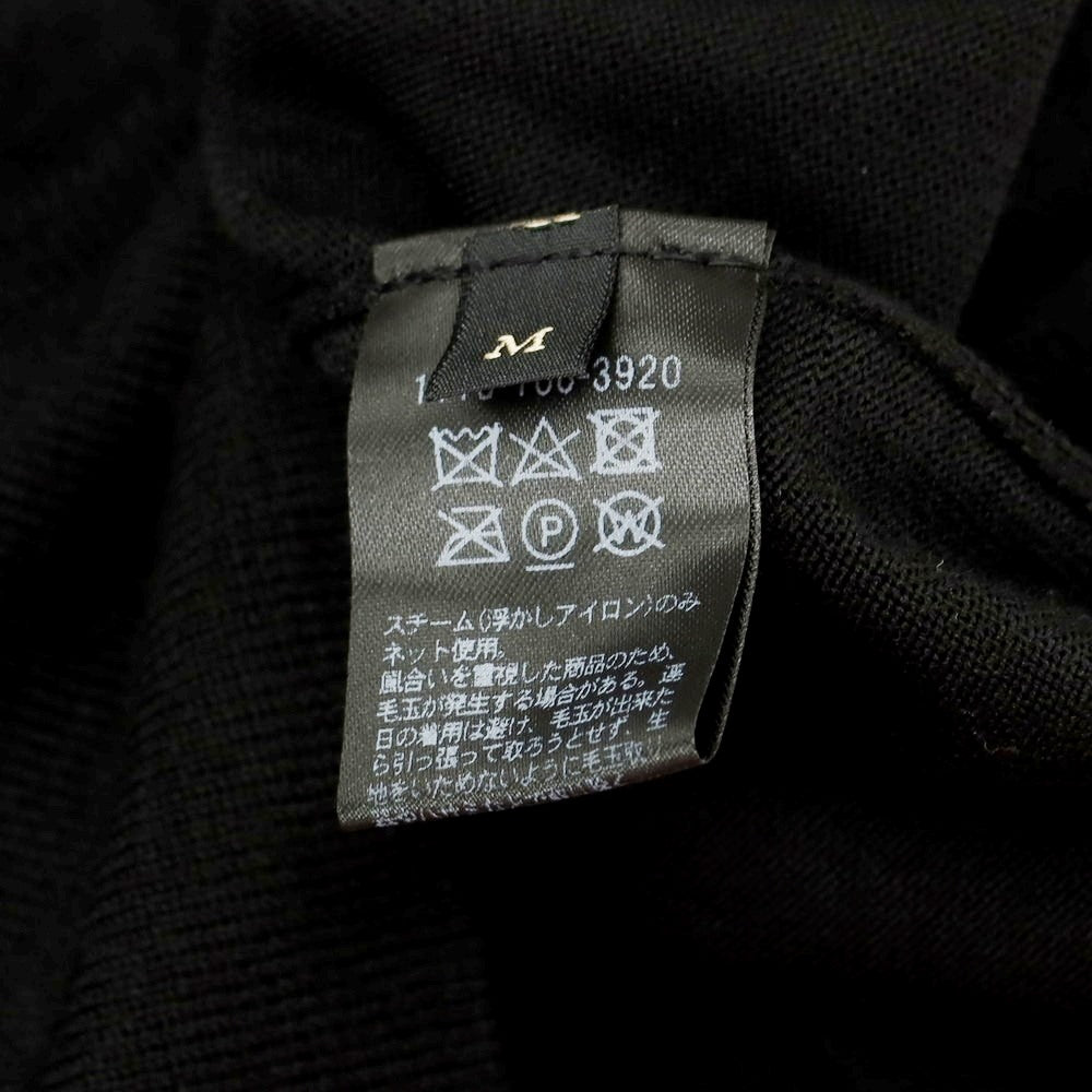 【中古】ソブリン SOVEREIGN ハイゲージ ウール クルーネック プルオーバーニット ブラック【 M 】【 状態ランクB 】【 メンズ 】