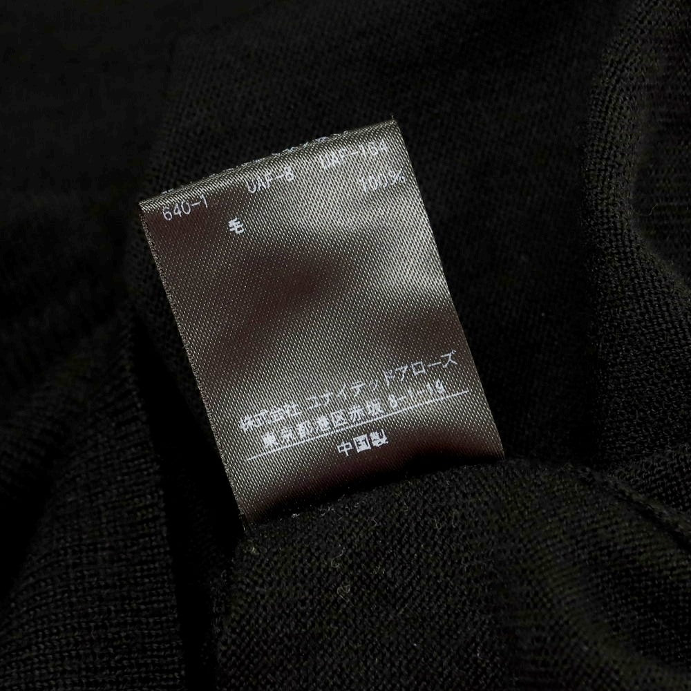 【中古】ソブリン SOVEREIGN ハイゲージ ウール クルーネック プルオーバーニット ブラック【 M 】【 状態ランクB 】【 メンズ 】