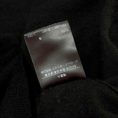 【中古】ソブリン SOVEREIGN ハイゲージ ウール クルーネック プルオーバーニット ブラック【 M 】【 状態ランクB 】【 メンズ 】