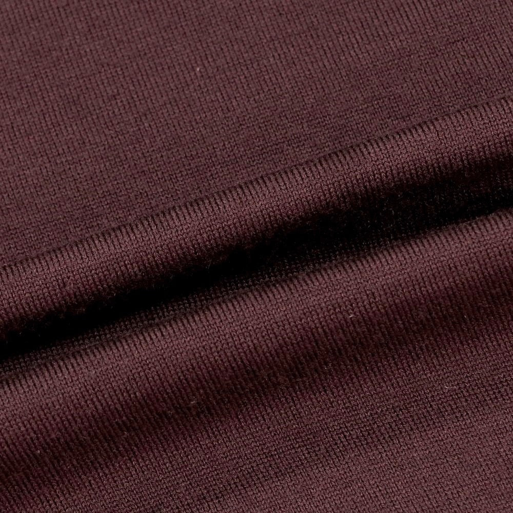 【中古】ソブリン SOVEREIGN ハイゲージ ウール クルーネック プルオーバーニット ブラウンパープル【 M 】【 状態ランクB 】【 メンズ 】