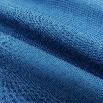 【中古】サラ SALA ハイゲージ コットンシルク クルーネック プルオーバーニット ブルー【サイズ1】【 状態ランクB 】【 メンズ 】