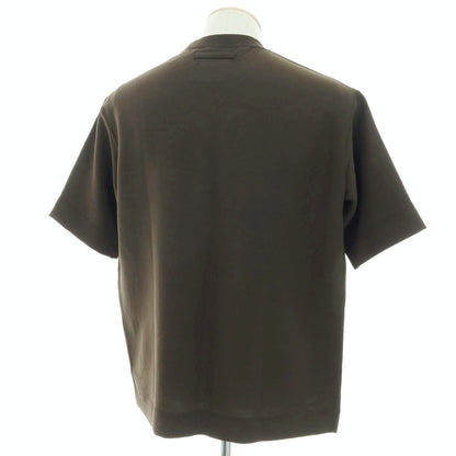 【中古】ユナイテッドアローズ アンド サンズ UNITED ARROWS &amp; SONS by DAISUKE OBANA ポリエステル クルーネック ポケット 半袖Ｔシャツ ダークオリーブブラウン【サイズS】【 状態ランクB 】【 メンズ 】
