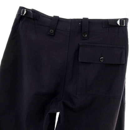 【中古】ユナイテッドアローズ UNITED ARROWS コットン ワイド ワークパンツ ブラック【 M 】【 状態ランクC 】【 メンズ 】