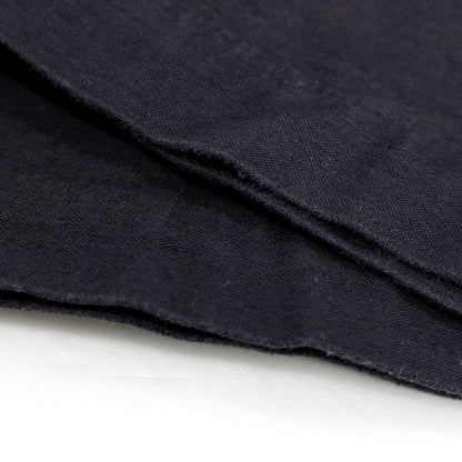 【中古】ユナイテッドアローズ UNITED ARROWS コットン ワイド ワークパンツ ブラック【 M 】【 状態ランクC 】【 メンズ 】