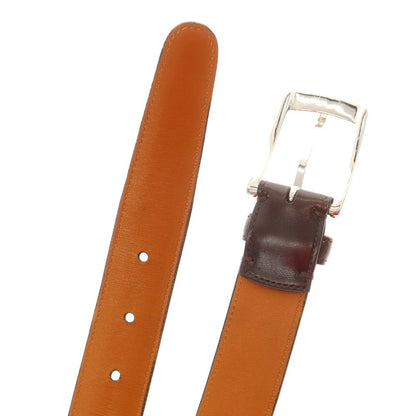 【中古】ユナイテッドアローズ UNITED ARROWS レザー ベルト ブラウン【 85 】【 状態ランクC 】【 メンズ 】