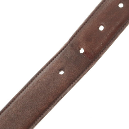 【中古】ユナイテッドアローズ UNITED ARROWS レザー ベルト ブラウン【 85 】【 状態ランクC 】【 メンズ 】