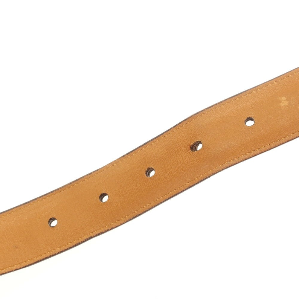 【中古】ユナイテッドアローズ UNITED ARROWS レザー ベルト ブラウン【 85 】【 状態ランクC 】【 メンズ 】