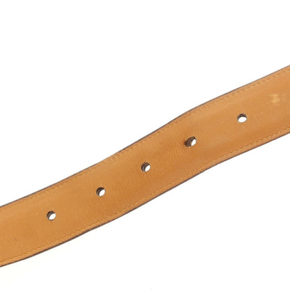 【中古】ユナイテッドアローズ UNITED ARROWS レザー ベルト ブラウン【 85 】【 状態ランクC 】【 メンズ 】