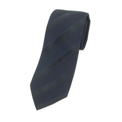 【中古】ニッキー nicky UNITED ARROWS別注 シルク ストライプ柄ネクタイ ネイビーxブラック【 状態ランクB 】【 メンズ 】