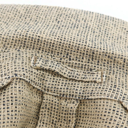 【中古】ラルディーニ LARDINI リネンコットンアクリルナイロン 3B カジュアルジャケット ベージュxネイビー【 48 】【 状態ランクB 】【 メンズ 】