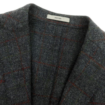 【中古】ボリオリ BOGLIOLI DOVER ウール チェック テーラードジャケット ダークグレーxレッド【 48 】【 状態ランクC 】【 メンズ 】