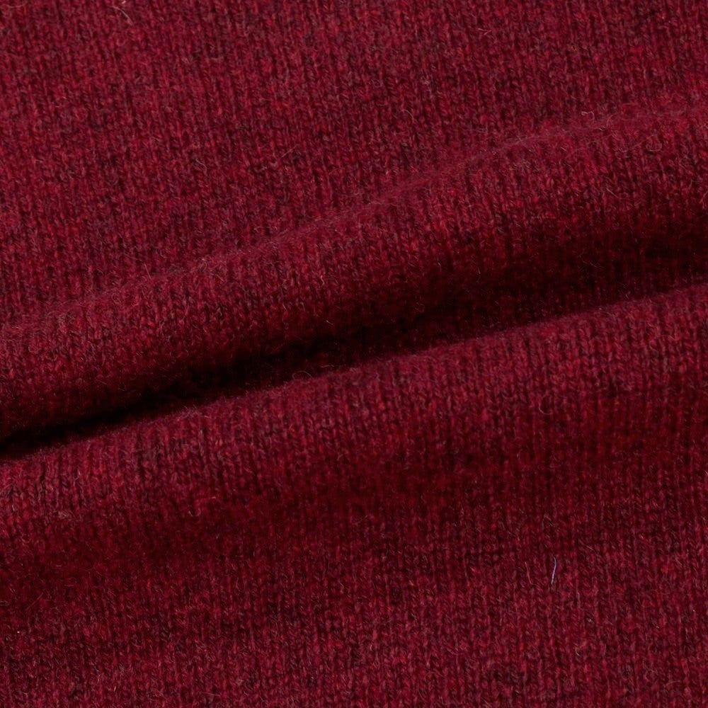 【中古】マックリッチ McRitchie ウール クルーネック プルオーバーニット ワインレッド【 48 】【 状態ランクB 】【 メンズ 】