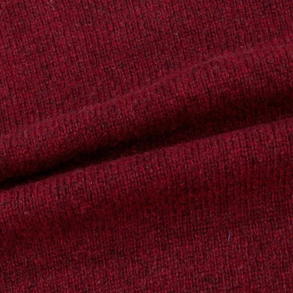 【中古】マックリッチ McRitchie ウール クルーネック プルオーバーニット ワインレッド【 48 】【 状態ランクB 】【 メンズ 】