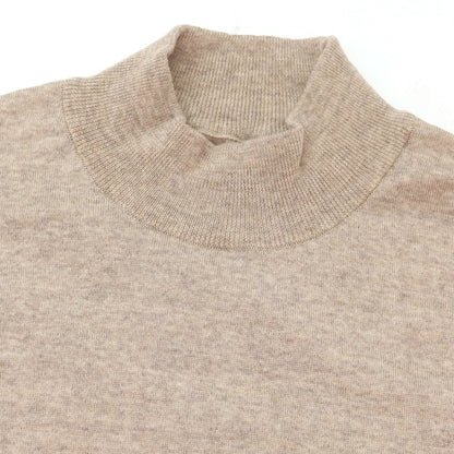 【中古】ジョンスメドレー JOHN SMEDLEY ハイゲージ ウール モックネック プルオーバーニット ベージュ【 L 】【 状態ランクB 】【 メンズ 】