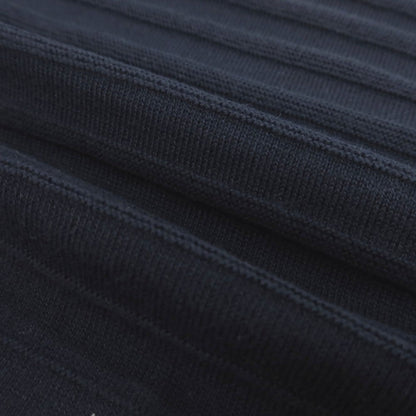 【中古】ジョンスメドレー JOHN SMEDLEY シーアイランドコットン 半袖 ポロニット ネイビー【サイズL】【 状態ランクB 】【 メンズ 】