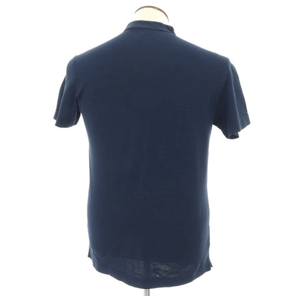 【中古】ドルモア DRUMOHR コットン ヘンリーネック 半袖Ｔシャツ ネイビー【サイズL】【 状態ランクB 】【 メンズ 】