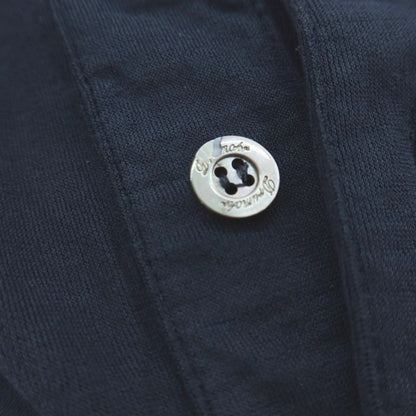 【中古】ドルモア DRUMOHR コットン ヘンリーネック 半袖Ｔシャツ ネイビー【サイズL】【 状態ランクB 】【 メンズ 】