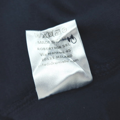 【中古】ドルモア DRUMOHR コットン ヘンリーネック 半袖Ｔシャツ ネイビー【サイズL】【 状態ランクB 】【 メンズ 】