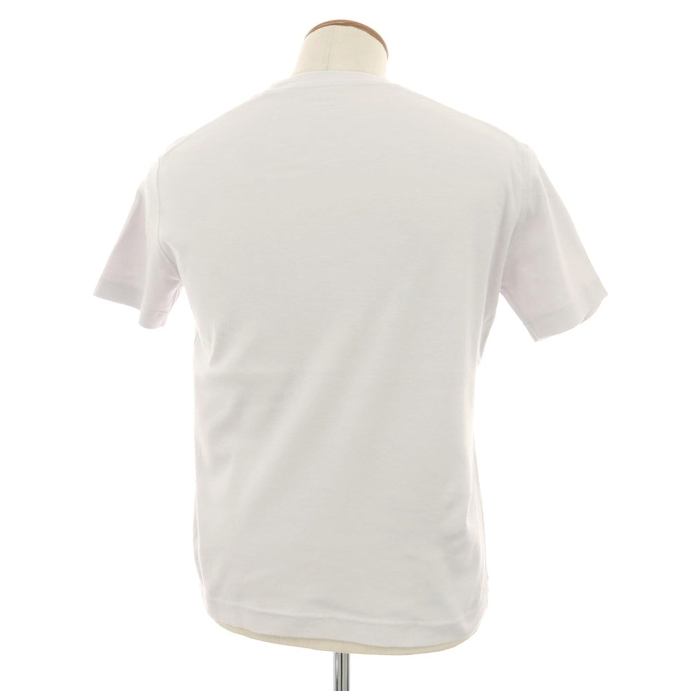 【中古】スリードッツ three dots コットン クルーネック 半袖Ｔシャツ ライトグレー【サイズM】【 状態ランクB 】【 メンズ 】