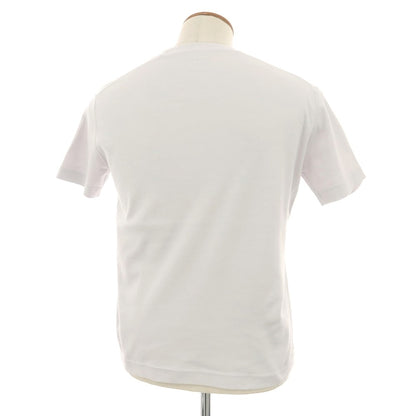 【中古】スリードッツ three dots コットン クルーネック 半袖Ｔシャツ ライトグレー【サイズM】【 状態ランクB 】【 メンズ 】