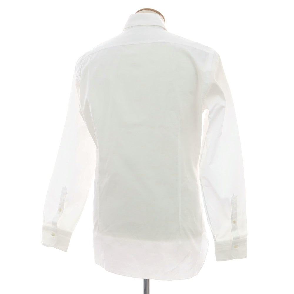 【中古】バルバ ダンディライフ BARBA DANDY LIFE コットン ワイドカラー ドレスシャツ ホワイト【 40 】【 状態ランクA 】【 メンズ 】