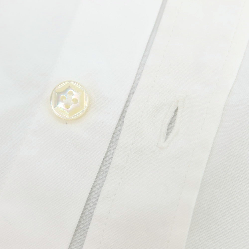 【中古】バルバ ダンディライフ BARBA DANDY LIFE コットン ワイドカラー ドレスシャツ ホワイト【 40 】【 状態ランクA 】【 メンズ 】