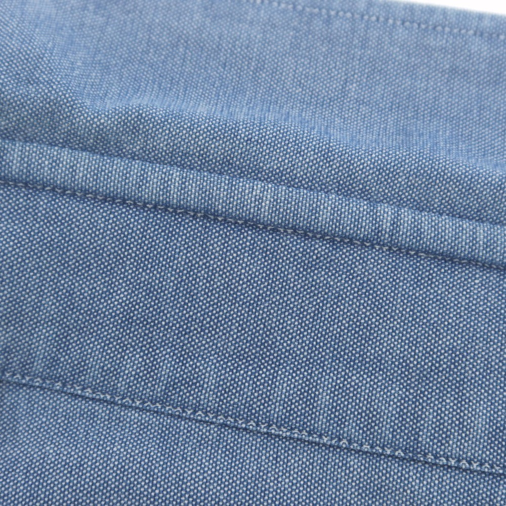 【中古】バルバ ダンディライフ BARBA DANDY LIFE コットン ワイドカラー カジュアルシャツ ライトブルー【 40 】【 状態ランクC 】【 メンズ 】