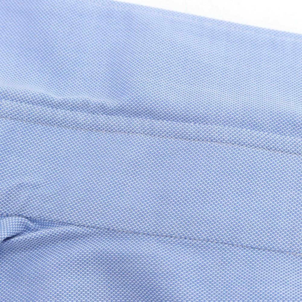 【中古】フィナモレ Finamore コットン ワイドカラー ドレスシャツ ライトブルー【 40 】【 状態ランクB 】【 メンズ 】