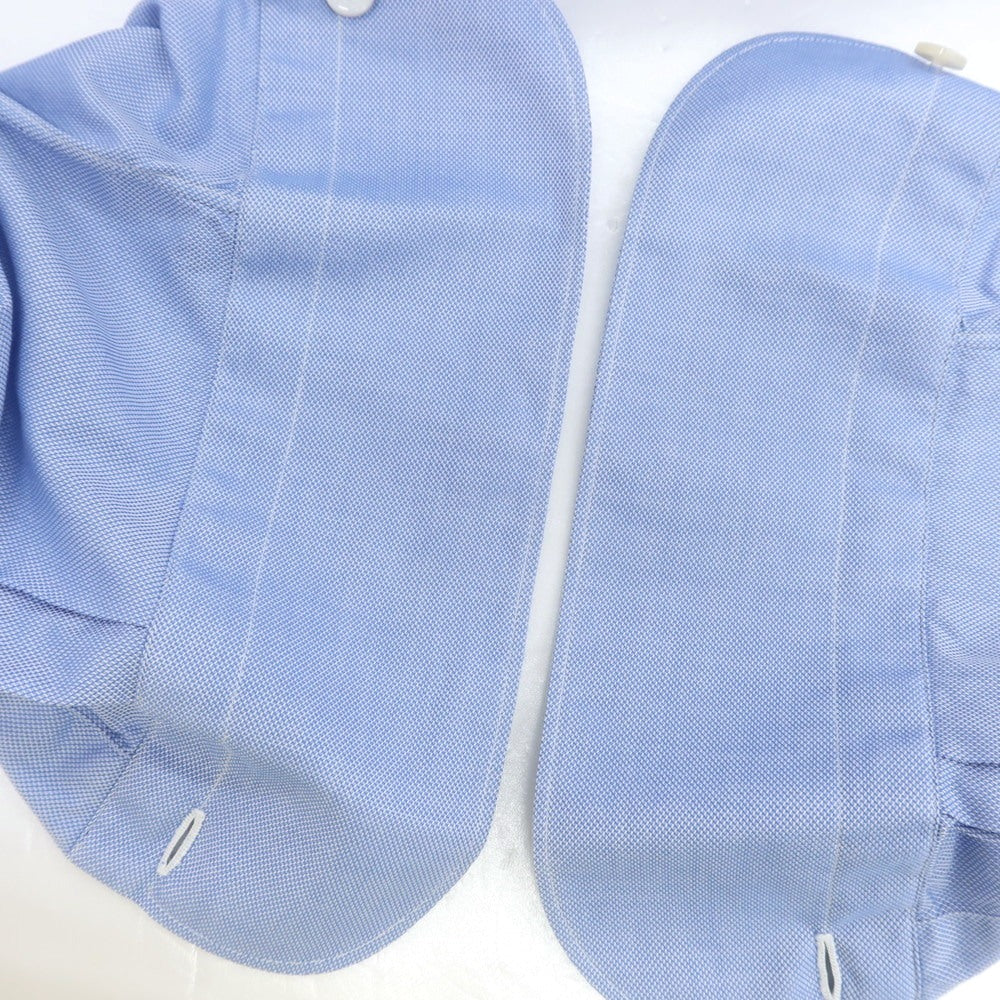 【中古】フィナモレ Finamore コットン ワイドカラー ドレスシャツ ライトブルー【 40 】【 状態ランクB 】【 メンズ 】