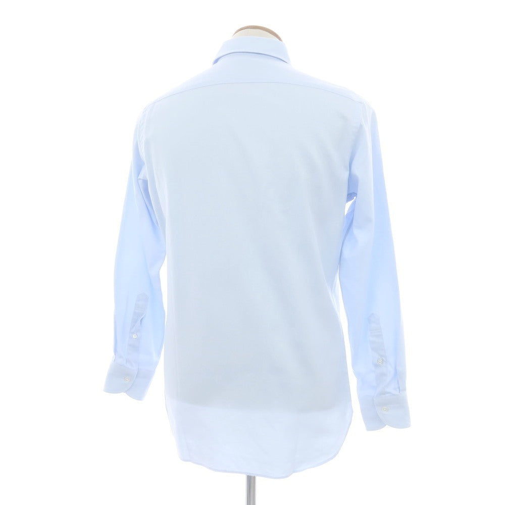 【中古】ユナイテッドアローズ UNITED ARROWS コットン セミワイドカラー ドレスシャツ ライトブルー【 40 】【 状態ランクC 】【 メンズ 】