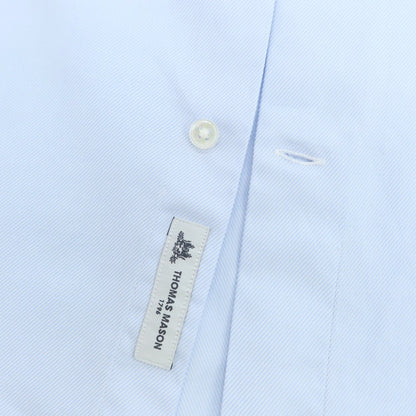 【中古】ユナイテッドアローズ UNITED ARROWS コットン セミワイドカラー ドレスシャツ ライトブルー【 40 】【 状態ランクC 】【 メンズ 】