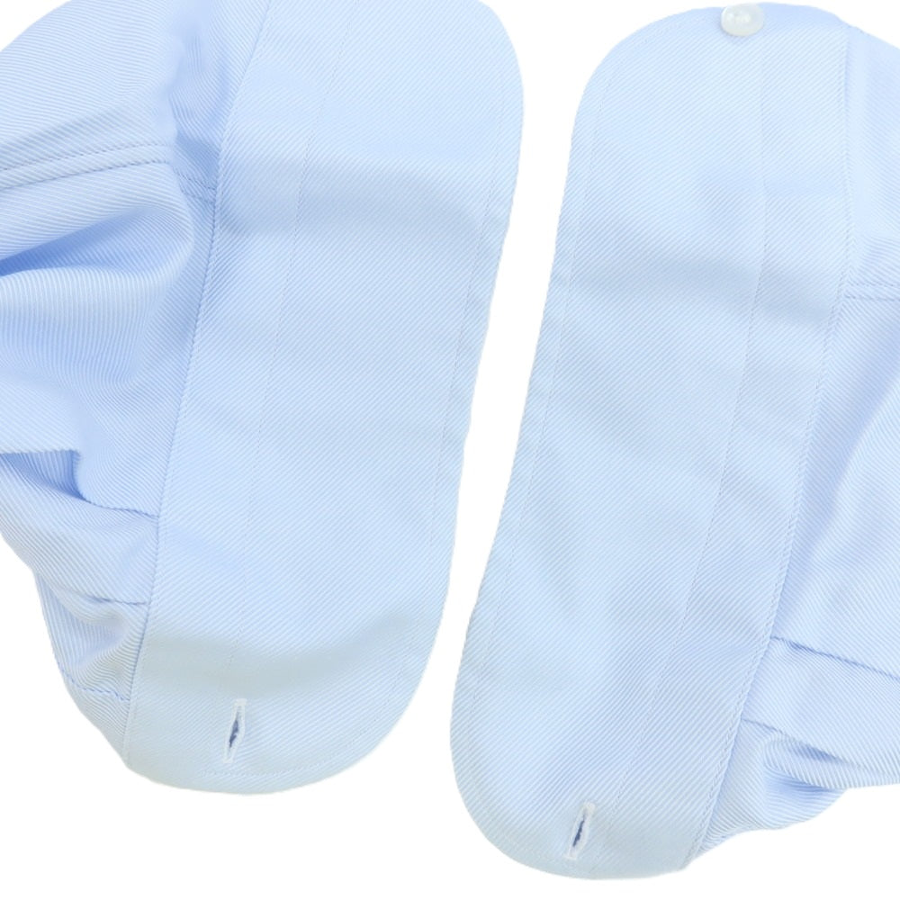 【中古】ユナイテッドアローズ UNITED ARROWS コットン セミワイドカラー ドレスシャツ ライトブルー【 40 】【 状態ランクC 】【 メンズ 】