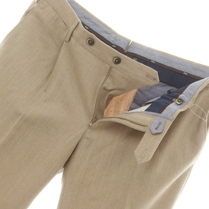 【中古】ピーティーゼロウーノ PT01 ウールカシミヤ ドレススラックスパンツ ベージュ【 50 】【 状態ランクB 】【 メンズ 】