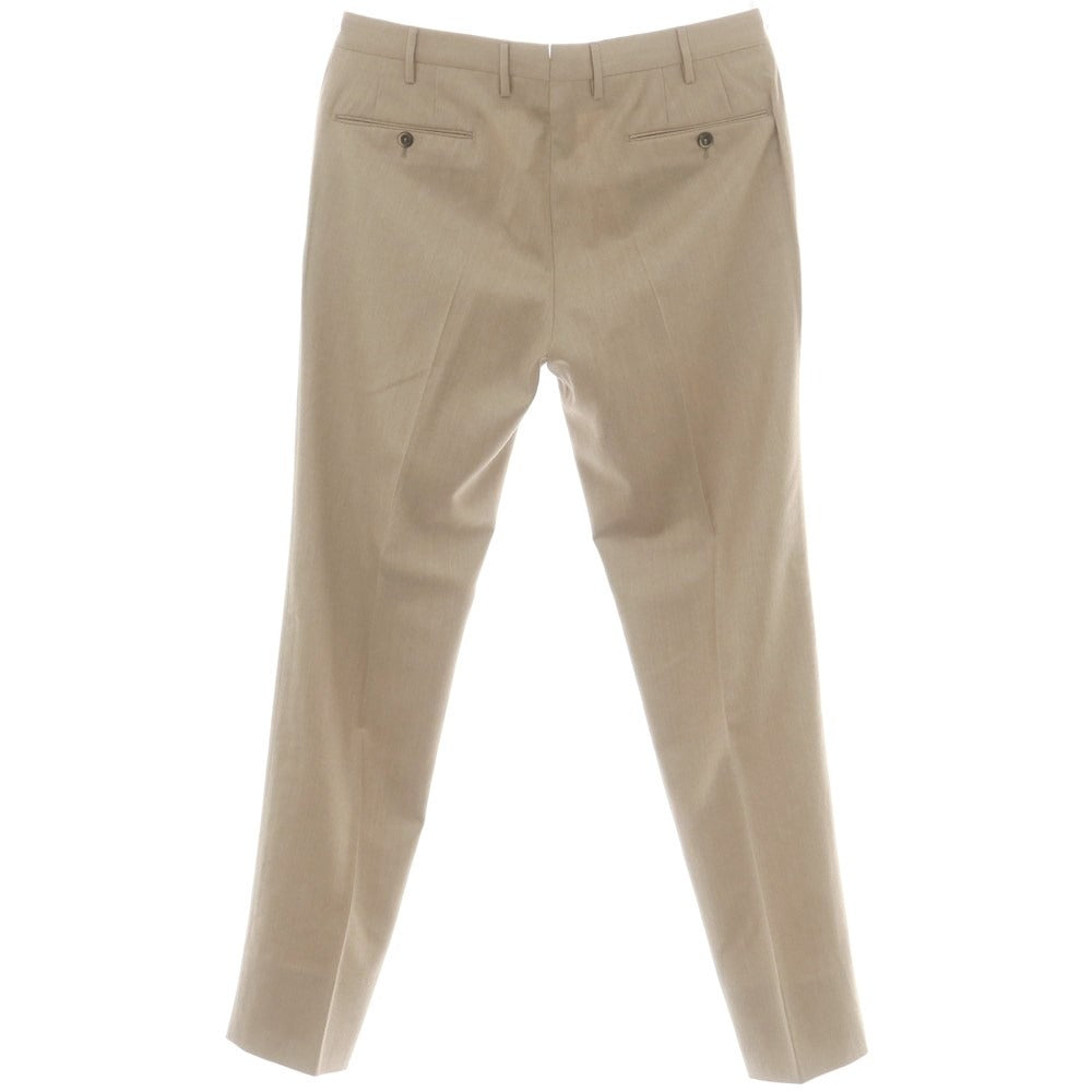 【中古】ピーティーゼロウーノ PT01 ウールカシミヤ ドレススラックスパンツ ベージュ【 50 】【 状態ランクB 】【 メンズ 】