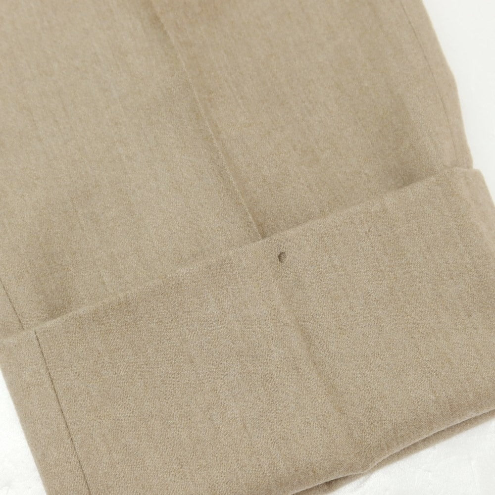 【中古】ピーティーゼロウーノ PT01 ウールカシミヤ ドレススラックスパンツ ベージュ【 50 】【 状態ランクB 】【 メンズ 】