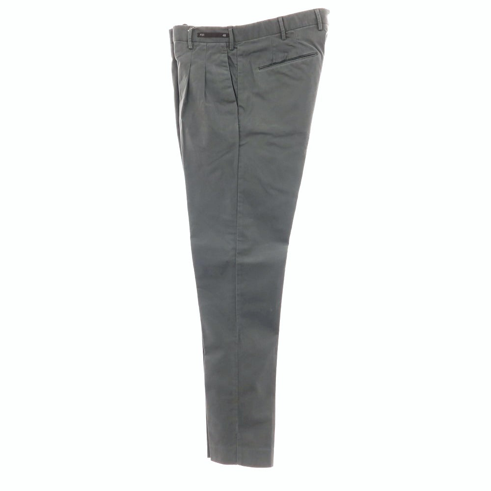 【中古】ピーティーゼロウーノ PT01 ストレッチ リヨセルコットン カジュアルスラックスパンツ グレー【サイズ48】【 状態ランクC 】【 メンズ 】