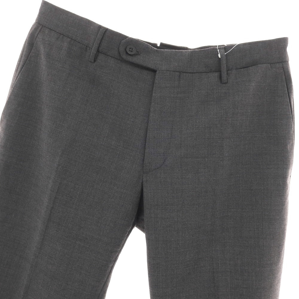 【中古】インコテックス スローウェア INCOTEX SLOWEAR ストレッチ ポリエステルウール ドレススラックスパンツ ダークグレー【サイズ50】【 状態ランクB 】【 メンズ 】